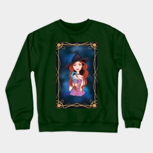 Redhead aquarius witch Crewneck Sweatshirt